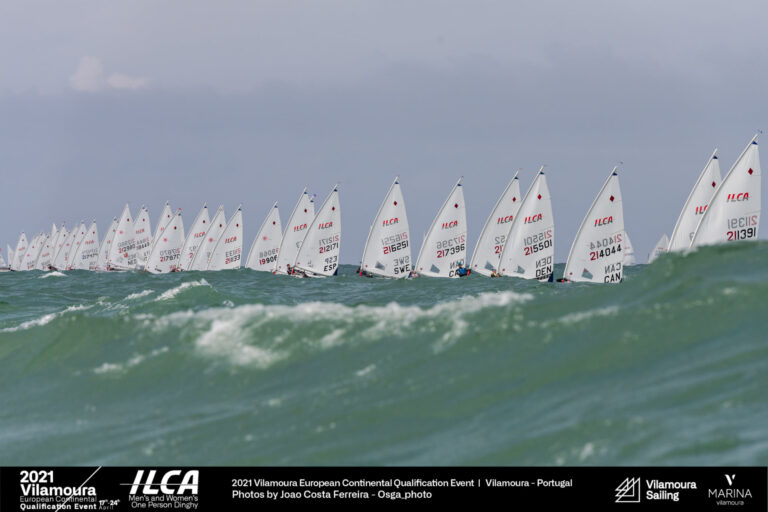 JESÚS ROGEL Y ASCENSIÓN ROCA FINALIZAN EN EL GRUPO ORO DE LA CLASE ILCA DE VELA OLÍMPICA EN LA VILAMOURA QUALIFICATION