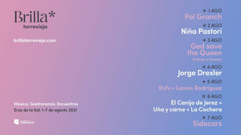 BRILLA TORREVIEJA, EL FESTIVAL MUSICAL QUE NACE PARA CONECTAR AL PÚBLICO CON LA CULTURA
