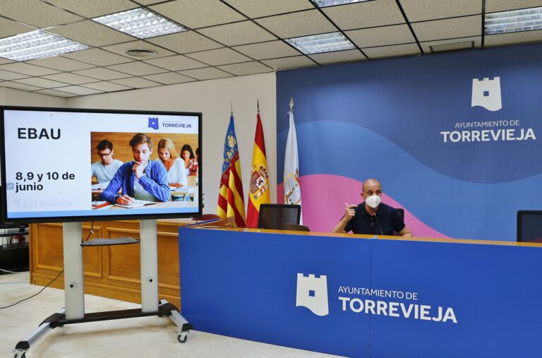 LOS DÍAS 8, 9 Y 10 DE JUNIO SE CELEBRARÁN POR PRIMERA VEZ LAS PRUEBAS DE ACCESO A LA UNIVERSIDAD EN EL AUDITORIO DE TORREVIEJA