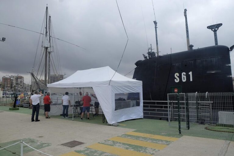 LOS RADIOAFICIONADOS DE TORREVIEJA ACTIVARÁN EL FIN DE SEMANA EL MUSEO FLOTANTE DE TORREVIEJA Y EL SUBMARINO S-61 DELFÍN.