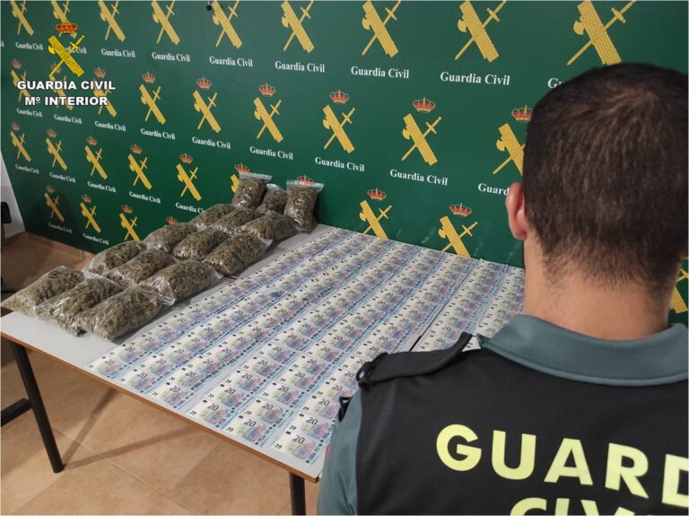 Detenidas dos personas por presunto tráfico de drogas en un control de carretera