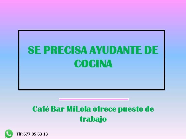 Oferta de empleo
