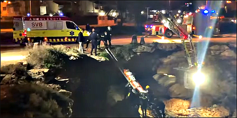 Rescate exitoso en la cala de la higuera