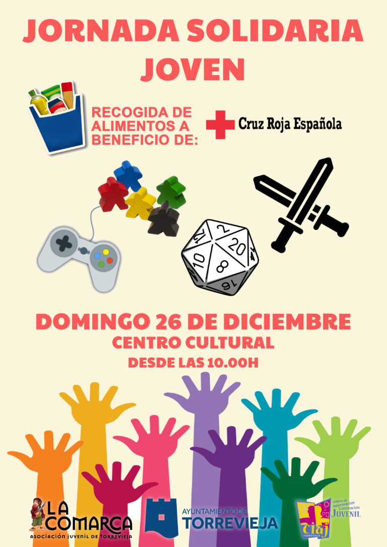 EL AYUNTAMIENTO Y LA ASOCIACIÓN JUVENIL LA COMARCA ORGANIZAN UNA JORNADA SOLIDARIA JOVEN POR NAVIDAD