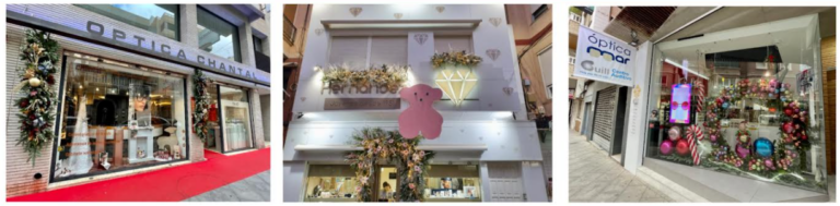 JOYERÍA HERNÁNDEZ, ÓPTICA MAR Y ÓPTICA CHANTAL, GANADORES DEL XVIII CONCURSO DE ESCAPARATISMO NAVIDEÑO 2021
