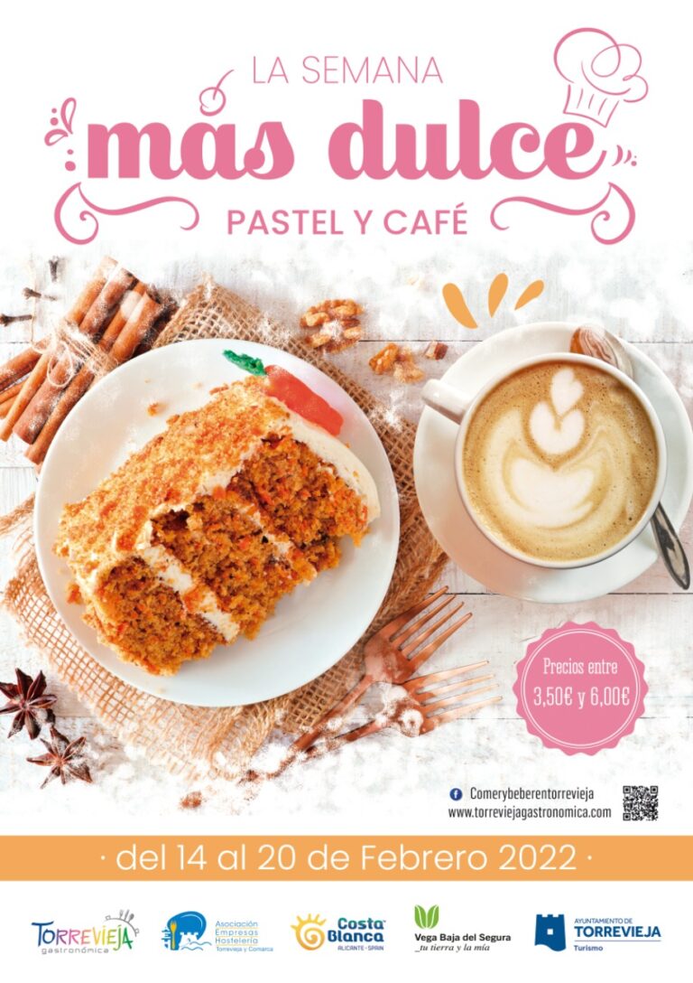 11 RESTAURANTES Y CAFETERÍAS PARTICIPAN DEL 14 AL 20 DE FEBRERO EN “LA SEMANA MÁS DULCE – PASTEL Y CAFÉ”￼
