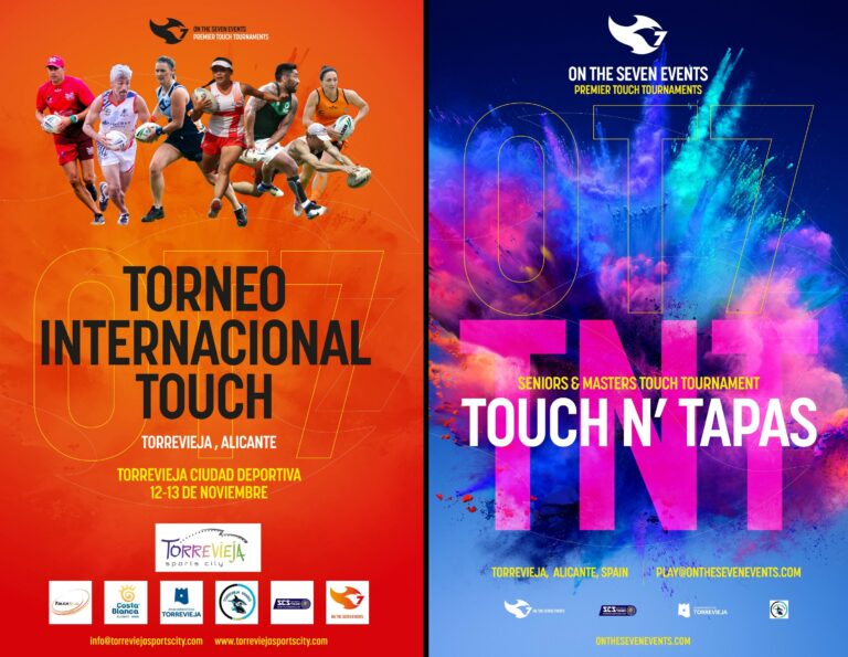 TORREVIEJA SERÁ LA SEDE DEL PRIMER TORNEO INTERNACIONAL DE RUGBY TOUCH N’ TAPAS LOS DÍAS 18 Y 19 DE MARZO