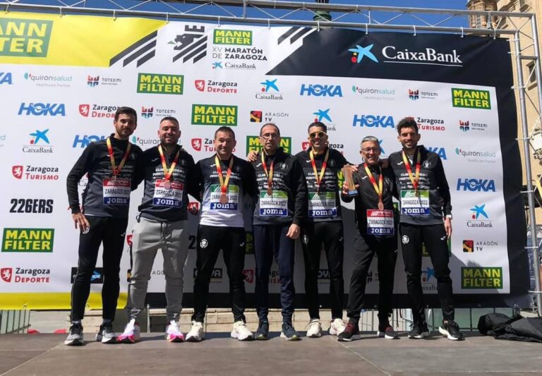 El Club Atletismo Puerto de Torrevieja, 3º ABSOLUTO POR EQUIPOS Y MÁSTER EN EL CAMPEONATO DE ESPAÑA MARATÓN disputado en Zaragoza