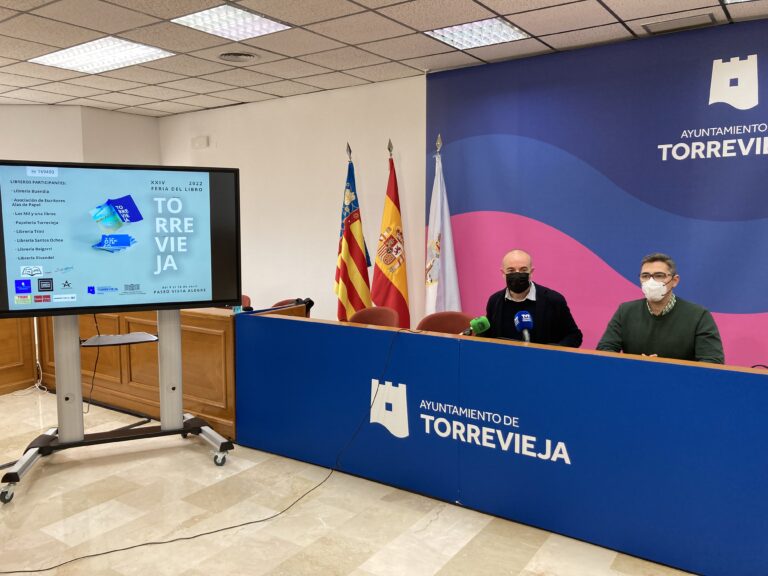 PRESENTADA LA XXIV EDICIÓN DE LA FERIA DEL LIBRO DE TORREVIEJA, QUE SE CELEBRARÁ DEL 9 AL 18 DE ABRIL