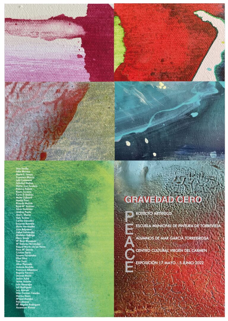 Hoy se inaugura la exposición «gravedad cero», de los alumnos de la profesora de la escuela municipal de pintura, Mar García