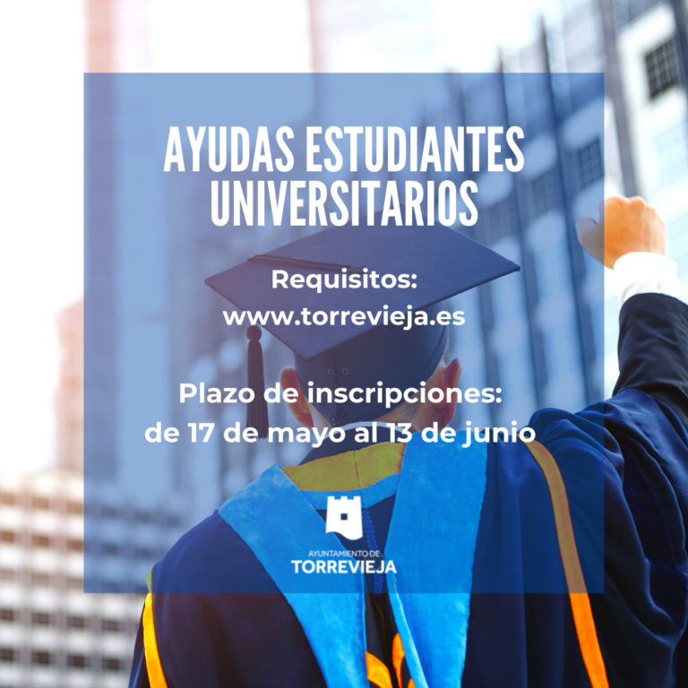 Mañana se abre el plazo de presentación de solicitudes para las ayudas a jóvenes estudiantes universitarios 2021/22