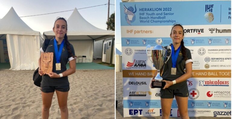 Paula Quiles campeona mundial de balonmano playa