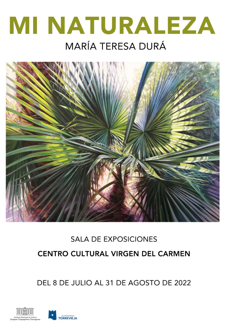 MAÑANA SE INAUGURA LA EXPOSICIÓN DE PINTURA “MI NATURALEZA”, DE MARIA TERESA DURÁ