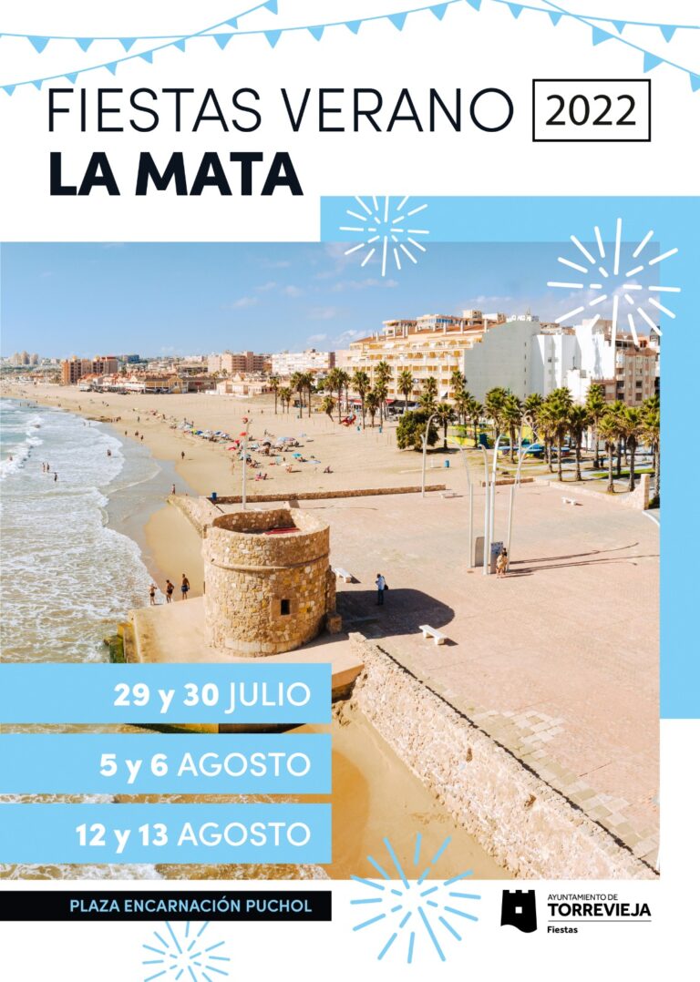 LA MATA VUELVE A CELEBRAR DESDE MAÑANA DÍA 29 SUS FIESTAS DE VERANO