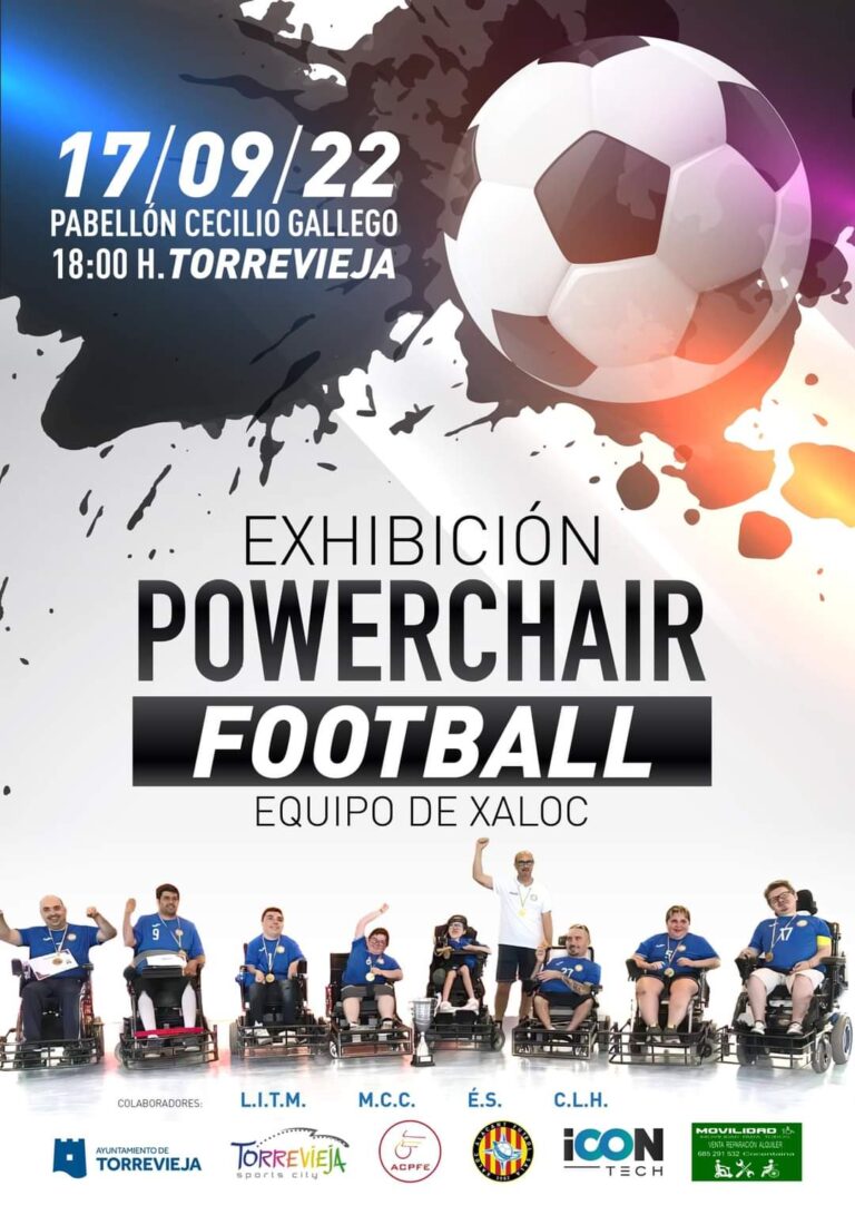 La Ciudad Deportiva de Torrevieja acogerá la primera exhibición de Power Chair en Torrevieja