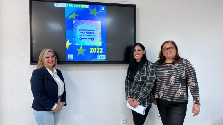 PRESENTADOS LOS ACTOS CON MOTIVO DE LA SEMANA INTERNACIONAL DE LAS PERSONAS CON DISCAPACIDAD, QUE SE DESARROLLARÁN DEL 28 DE NOVIEMBRE AL 7 DE DICIEMBRE