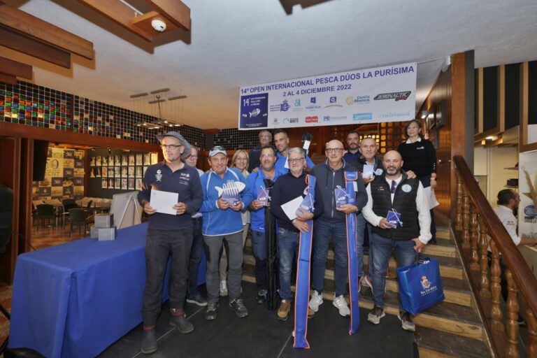 LOS ITALIANOS FABIO CATULINI Y CARLO CRISANTI DEL CLUB DE PESCA SAN REMO SON LOS GANADORES DEL 14º OPEN INTERNACIONAL PESCA A DUOS “LA PURÍSIMA”
