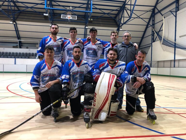 Los Halcones caen en casa ante Orcas de Oropesa en la Liga Autonómica de hockey línea