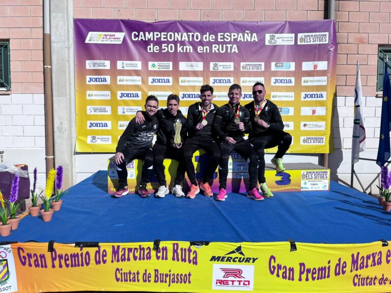 EL CLUB ATLETISMO PUERTO TORREVIEJA CAMPEONES DE ESPAÑA POR CLUBS EN LOS 50K DE BURJASSOT