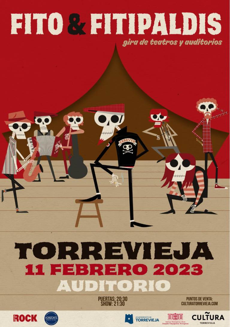 FITO Y FITIPALDIS DESEMBARCA ESTE SÁBADO 11 EN EL AUDITORIO INTERNACIONAL DE TORREVIEJA