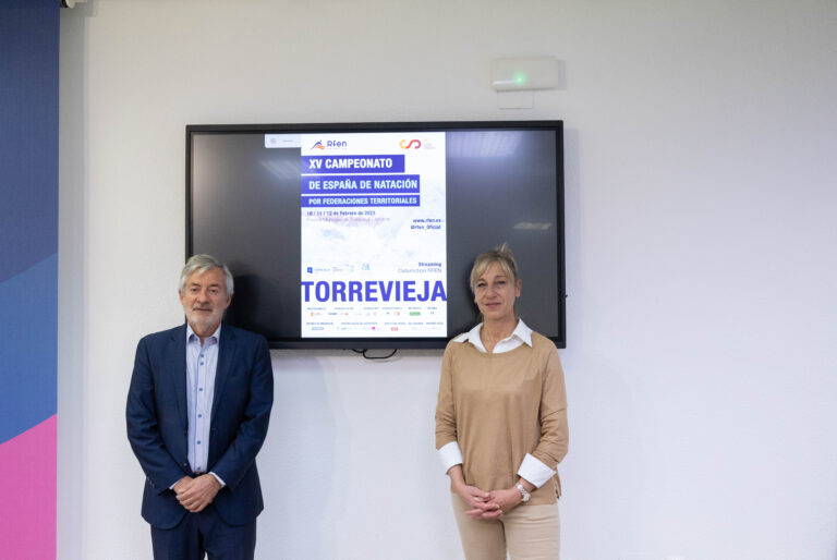 TORREVIEJA ACOGE EL XV CAMPEONATO DE ESPAÑA DE NATACIÓN JÚNIOR/INFANTIL POR FEDERACIONES TERRITORIALES