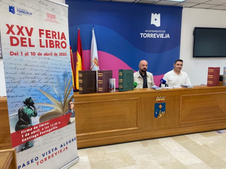 PRESENTADA LA XXV EDICIÓN DE LA FERIA DEL LIBRO DE TORREVIEJA, QUE SE CELEBRARÁ DEL 1 AL 10 DE ABRIL
