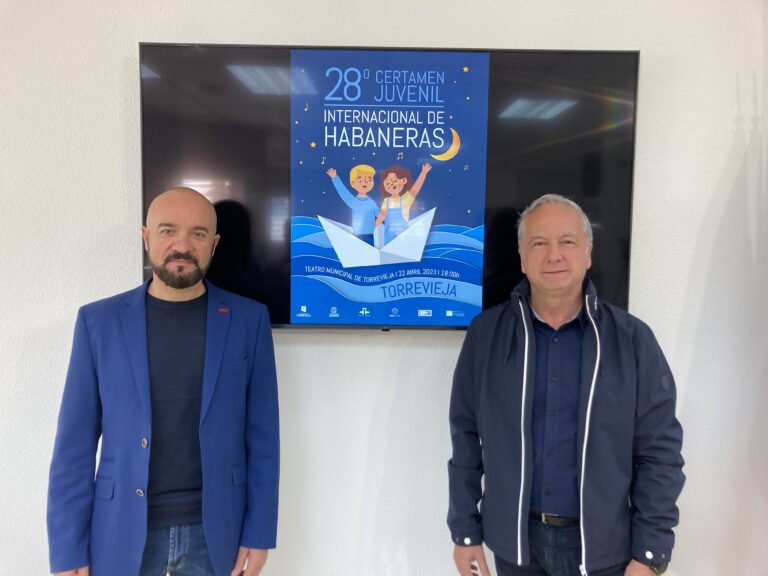PRESENTADO EL 28º CERTAMEN JUVENIL INTERNACIONAL DE HABANERAS DE TORREVIEJA, QUE SE CELEBRARÁ EL 22 DE ABRIL