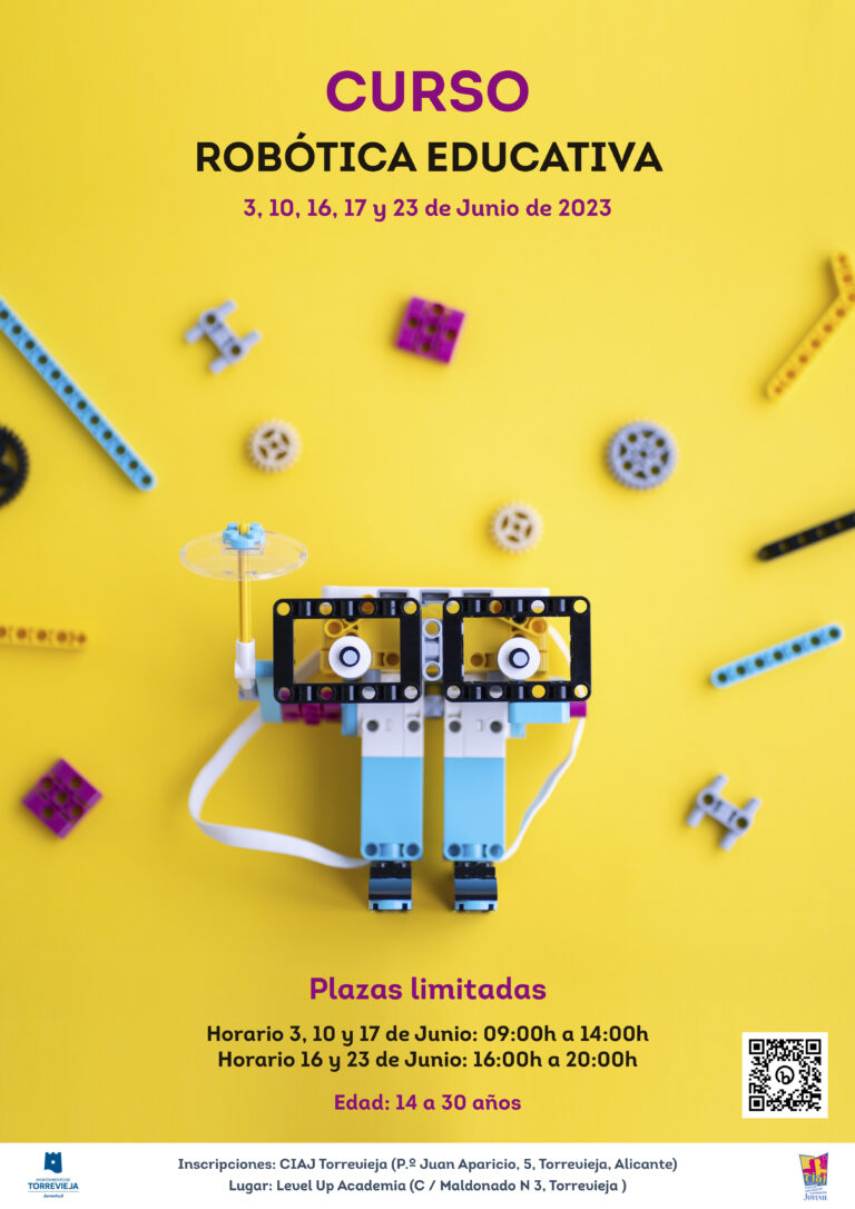 JUVENTUD ABRE LAS INSCRIPCIONES PARA PARTICIPAR EN UN CURSO DE ROBÓTICA EDUCATIVA