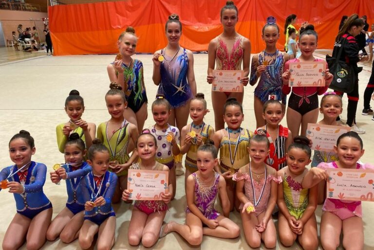 EXCELENTES RESULTADOS EN LA I FASE DE LA LIGA INTERCLUB DE ALICANTE PARA EL CLUB GIMNASIA RÍTMICA DE TORREVIEJA