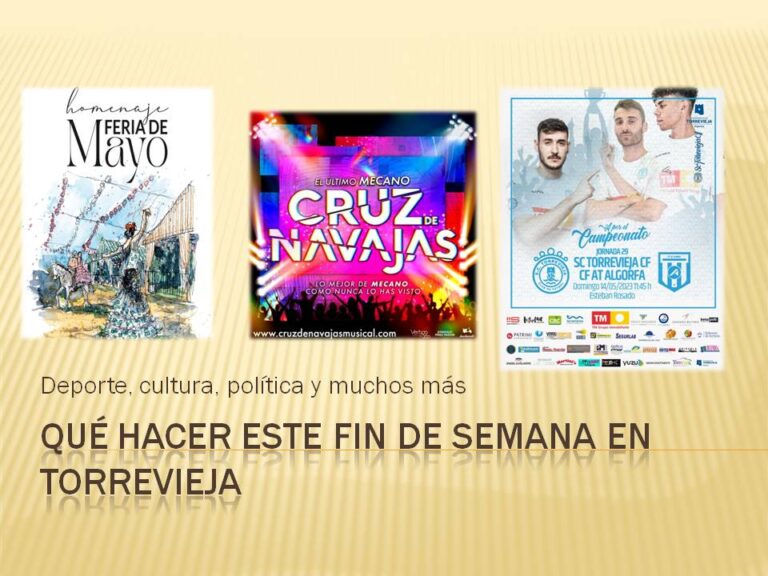 Agenda del fin de semana del 12 al 14 de mayo