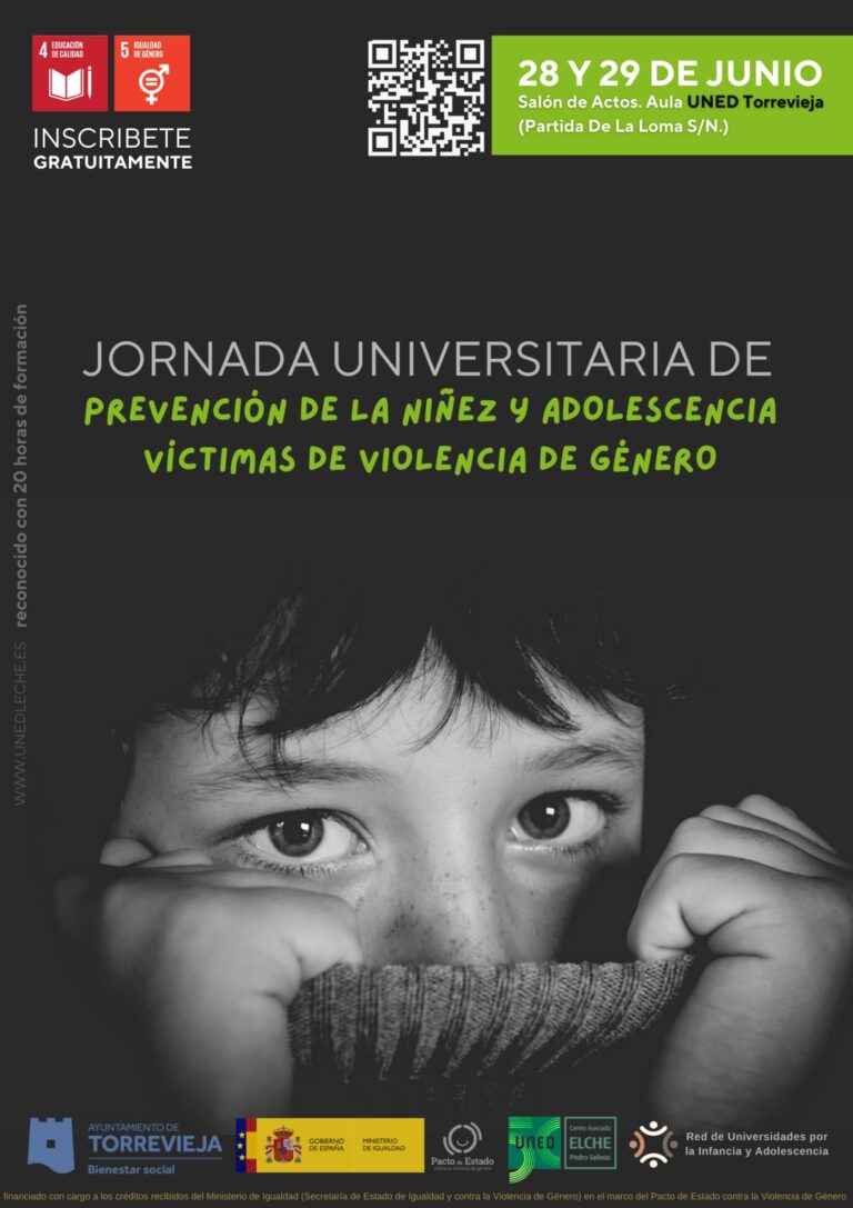 JORNADA UNIVERSITARIA DE PREVENCIÓN DE LA NIÑEZ Y ADOLESCENCIA VÍCTIMAS DE VIOLENCIA DE GÉNERO