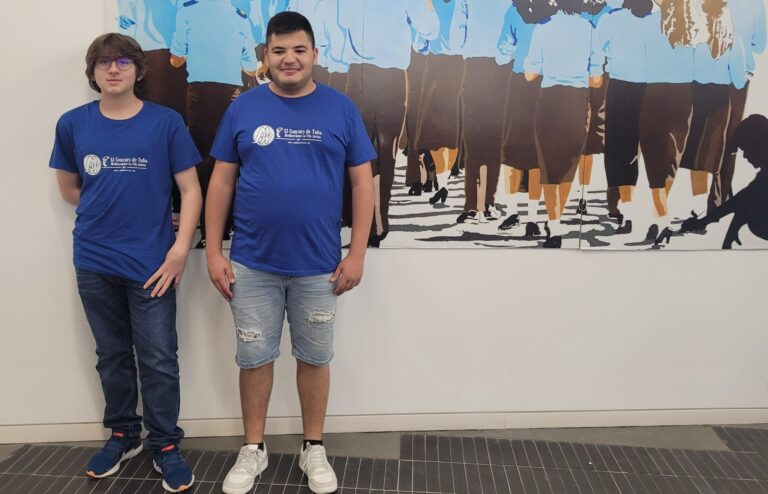 Makxim Donkov, primer premio y Francisco Javier Martínez Agüero tercer premio en su categoría