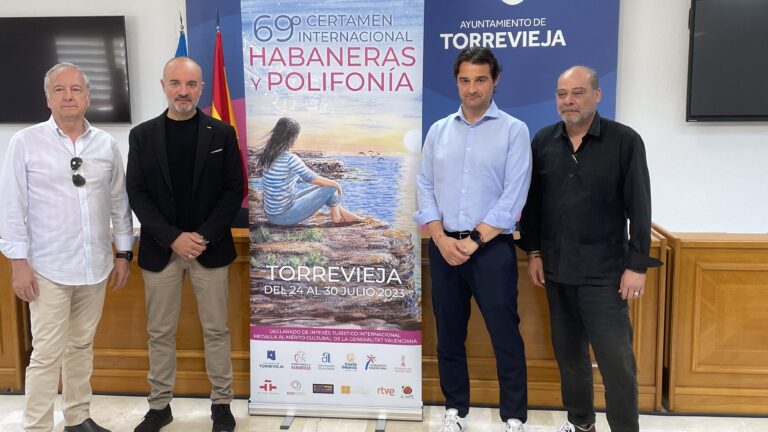 PRESENTADO EL 69º CERTAMEN INTERNACIONAL DE HABANERAS Y POLIFONÍA DE TORREVIEJA, QUE SE CELEBRARÁ DEL 24 AL 30 DE JULIO