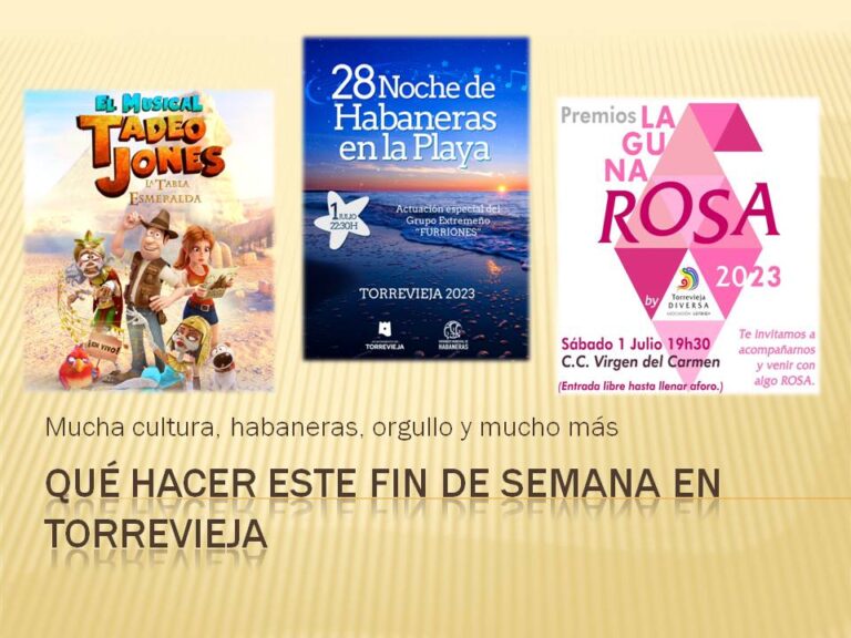 Agenda del fin de semana del 30 de junio al 2 de julio
