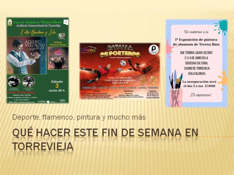 Agenda del fin de semana del 2 al 4 de junio