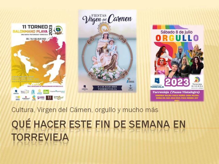 AGENDA DEL FIN DE SEMANA DEL 7 AL 9 DE JULIO