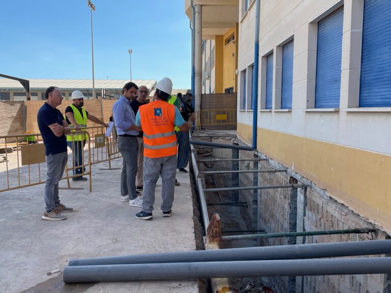 A BUEN RITMO LAS OBRAS DE REPARACIÓN ESTRUCTURAL DEL IES LIBERTAS