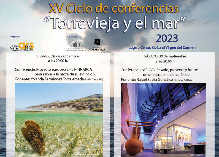La nacra y el ARQVA, en el XV Ciclo de Conferencias «Torrevieja y el Mar» de Ars Creatio