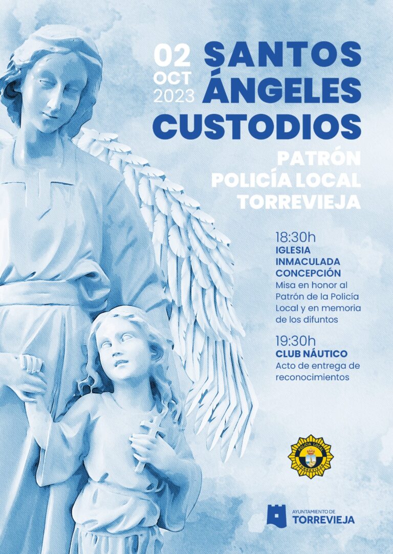 EL PRÓXIMO LUNES, 2 DE OCTUBRE, SE CELEBRA EL PATRÓN DE LA POLICÍA LOCAL, LOS SANTOS ÁNGELES CUSTODIOS