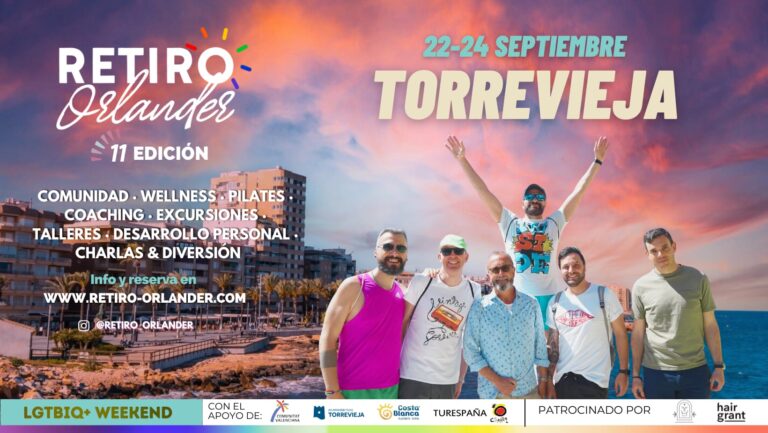 LA 11ª EDICIÓN DEL RETIRO ORLANDER SE CELEBRARÁ EN TORREVIEJA DEL 22 AL 24 DE SEPTIEMBRE