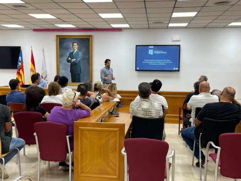 EL AYUNTAMIENTO DE TORREVIEJA COMENZARÁ LAS OBRAS DE MEJORA DE ACCESO AL PUERTO ANTES DE FIN DE AÑO
