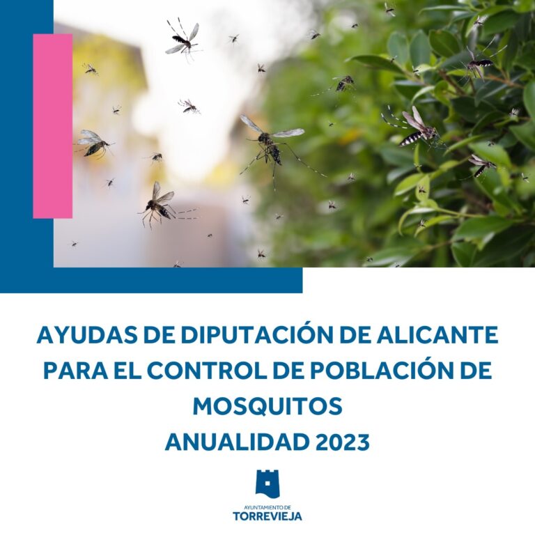 Ayudas de la Diputación de Alicante para el control de la población de mosquitos