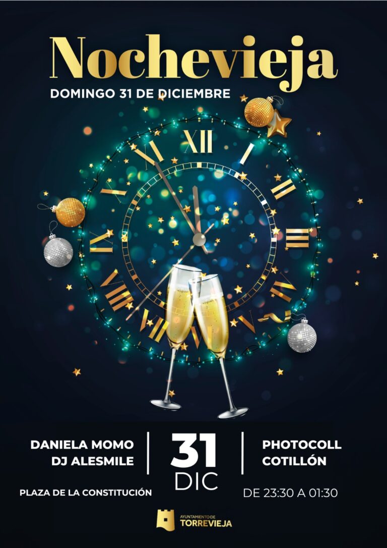 El 31 DE DICIEMBRE ¡VIVE NOCHEVIEJA EN TORREVIEJA!