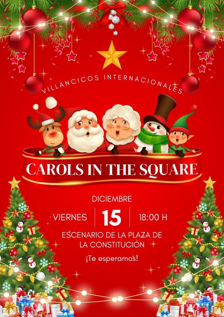 EL VIERNES, 15 DE DICIEMBRE, SE CELEBRA LA XXI EDICIÓN DEL CONCIERTO DE VILLANCICOS DE RESIDENTES INTERNACIONALES EN LA PLAZA DE LA CONSTITUCIÓN