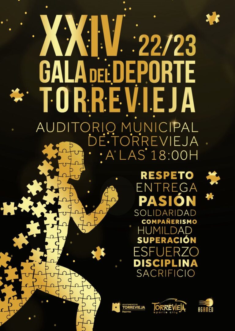 ESTE DOMINGO EL AUDITORIO INTERNACIONAL ACOGE LA XXIV GALA DEL DEPORTE DE TORREVIEJA