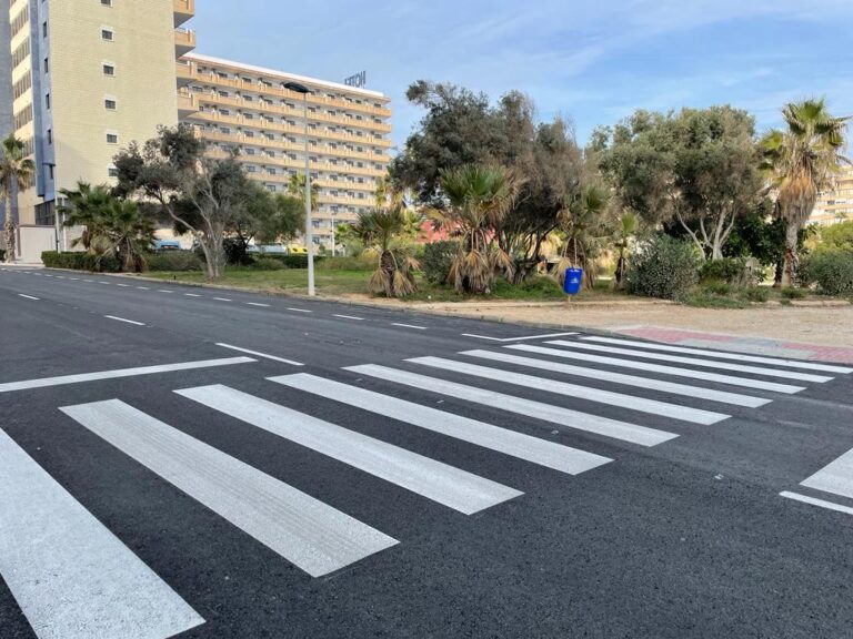 FINALIZÁNDOSE LAS OBRAS DE MEJORAS DE ACCESIBILIDAD Y REASFALTADO EN CABO CERVERA