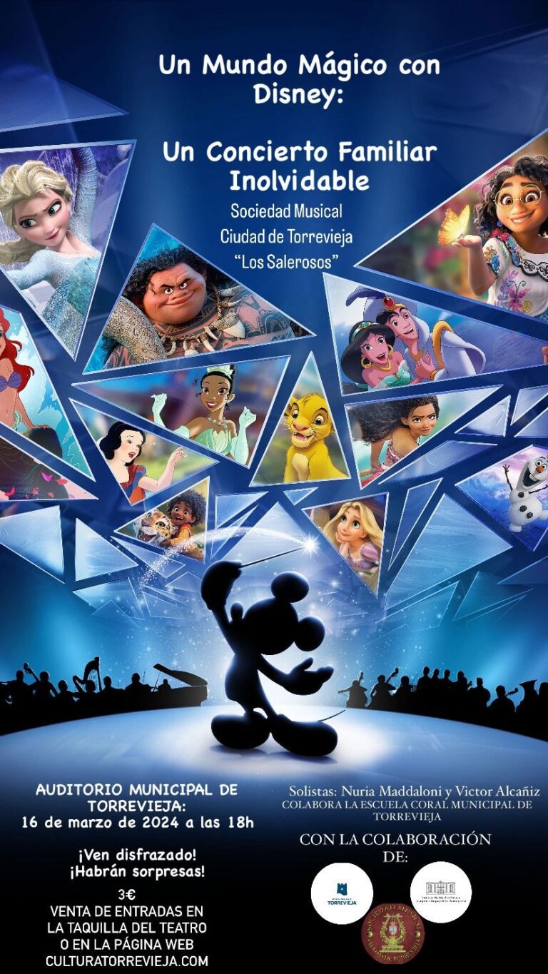 LOS SALEROSOS, VUELTA A LA INFANCIA CON UN CONCIERTO CON LA MAGIA DISNEY