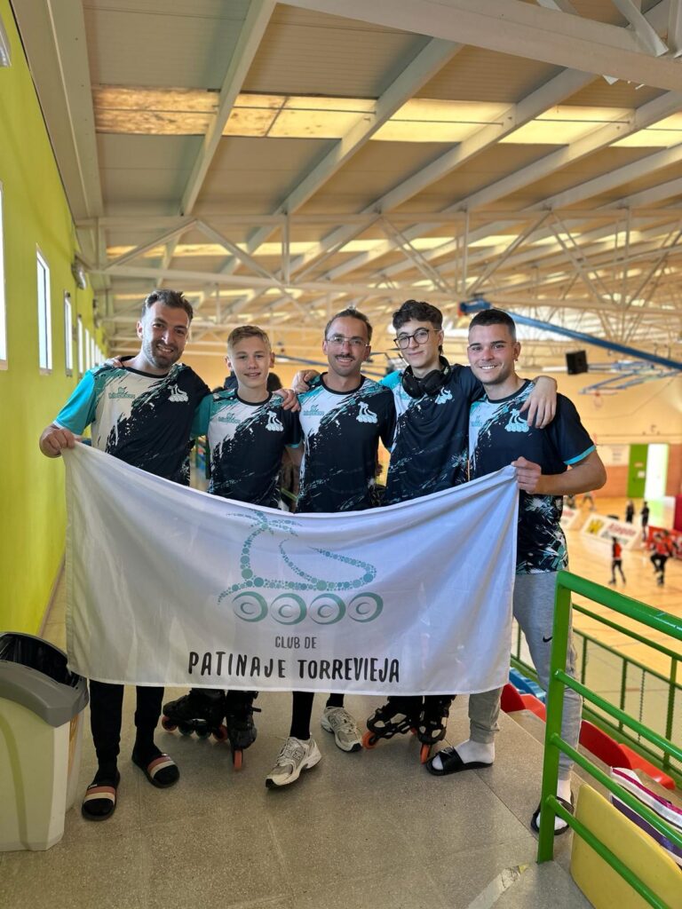 El equipo masculino del Club de Patinaje Torrevieja se coloca en primera posición en la 1ª etapa de la Liga Nacional de Inline Freestyle, 2ª división