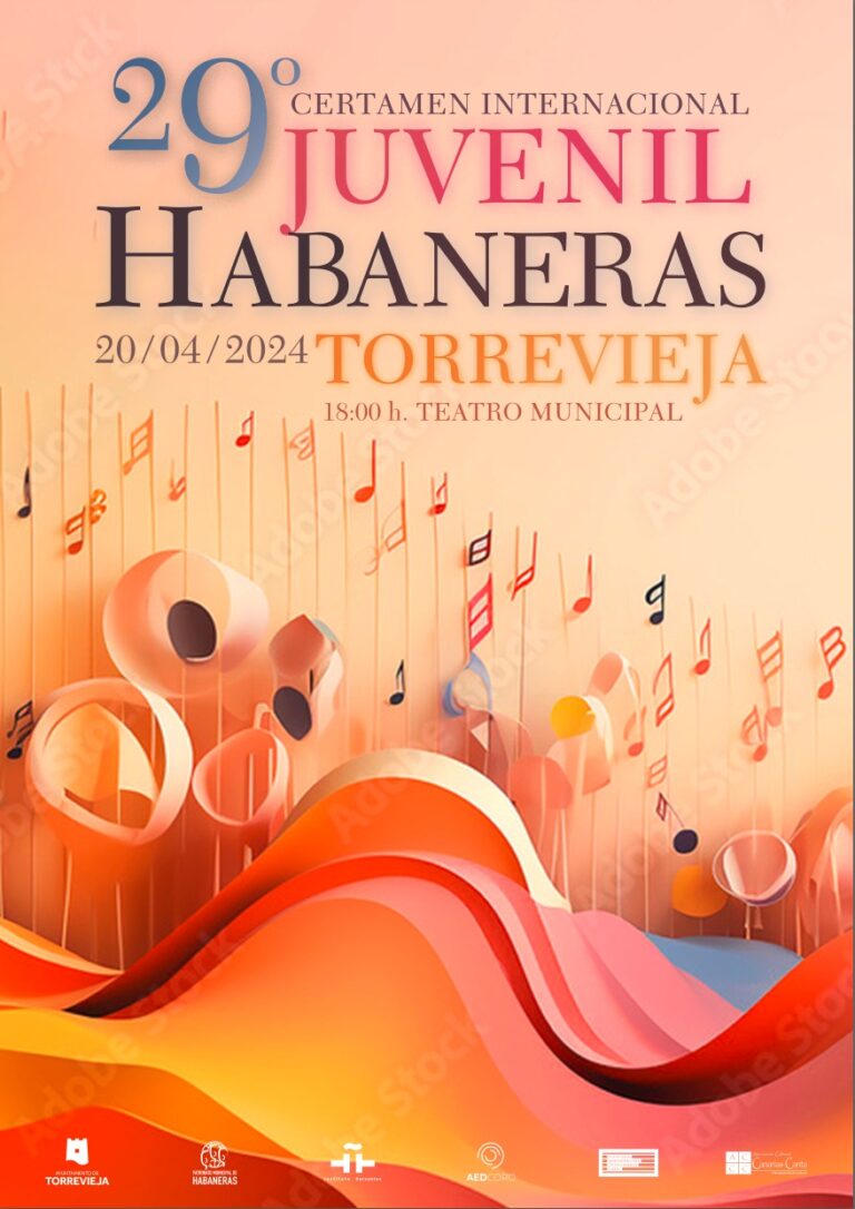 PRESENTADO EL 29º CERTAMEN JUVENIL INTERNACIONAL DE HABANERAS DE TORREVIEJA, QUE SE CELEBRARÁ EL 20 DE ABRIL