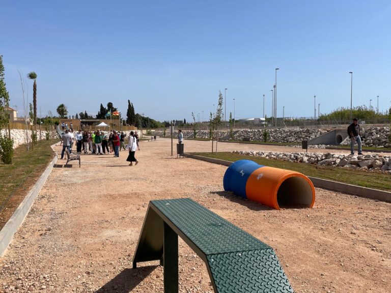 ABRE AL PÚBLICO LA BALSA DE LAMINACIÓN DE AGUAS PLUVIALES Y PARQUE INUNDABLE JUNTO A LA N-332, EN LA URBANIZACIÓN DOÑA INÉS